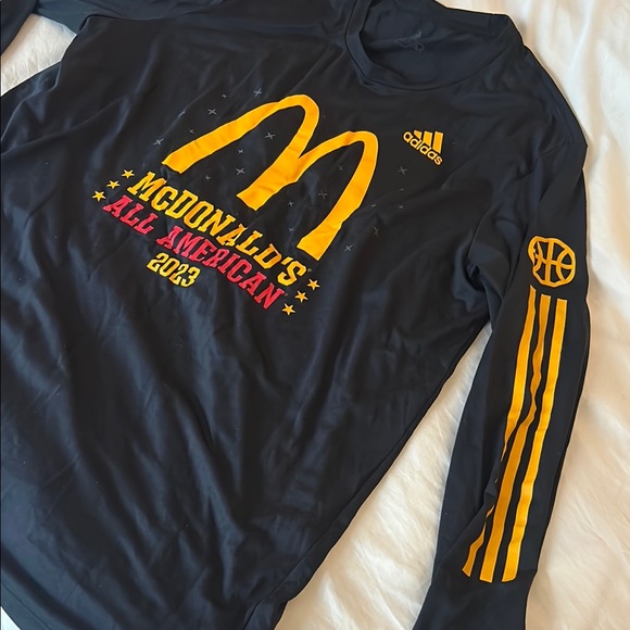 Adidas men’s Black McDonald's All American Games long sleeve t Shirt - Picture 2 of 6